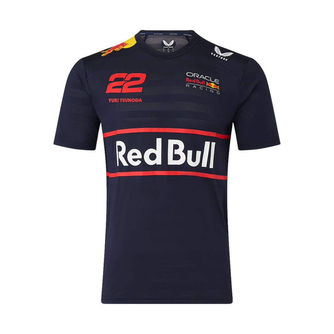 오라클 레드불 레이싱 x 캐스토어 2025 팀 유키 츠노다 드라이버 티셔츠 나이트 스카이(Oracle Red Bull Racing x Castore 2025 Team Yuki Tsunoda Driver T-Shirt Night Sky)