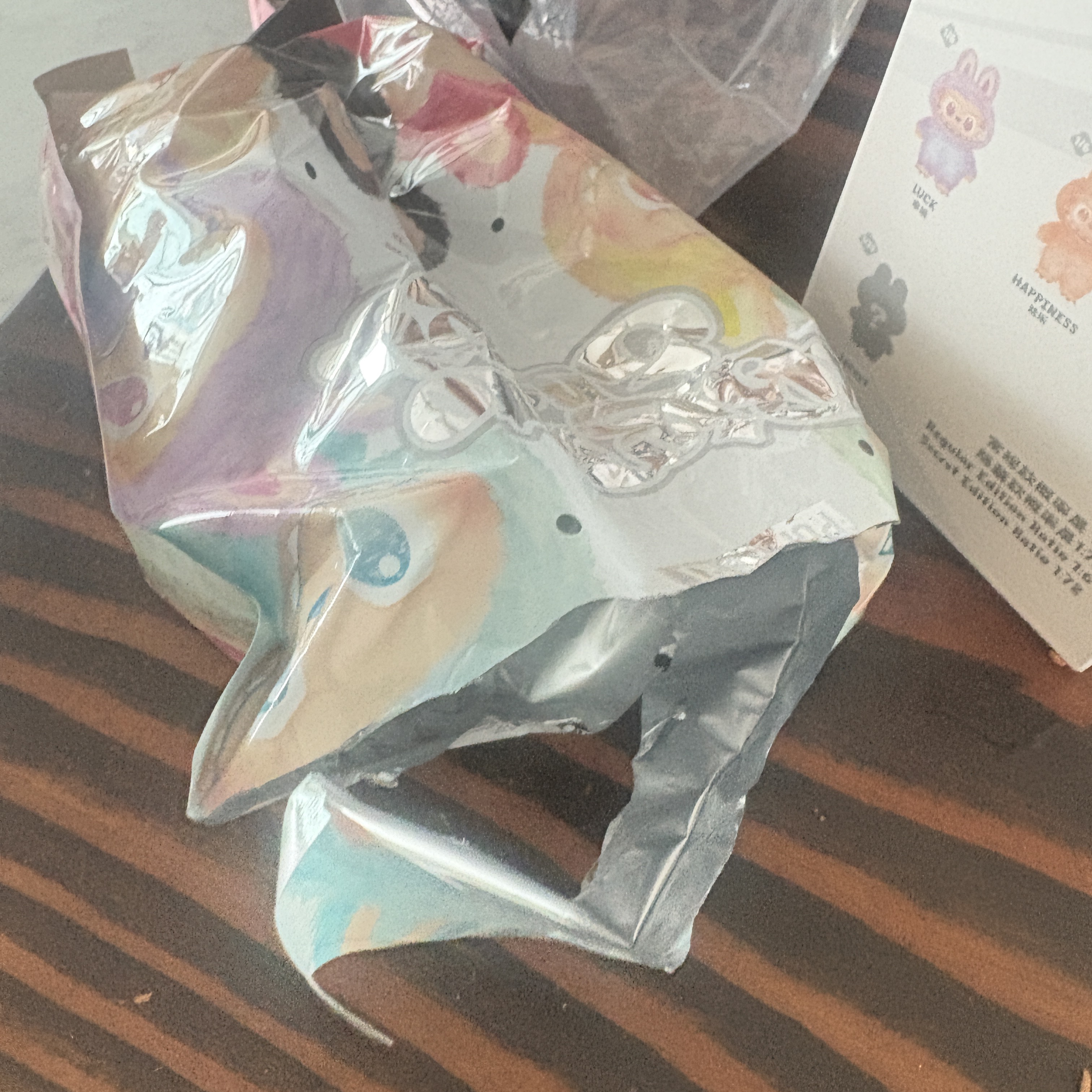 Pop Mart Labubu The Monsters Highlight Series Happiness Keyring (Opened Case) 착용 스타일 - 1