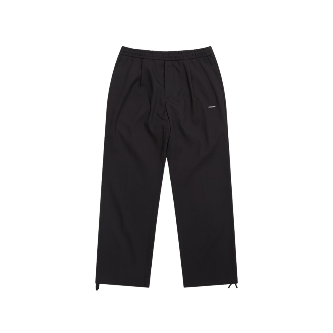 J2-091-2A00007-5976O-999 Moncler Logo Twill Trousers Black - 24FW