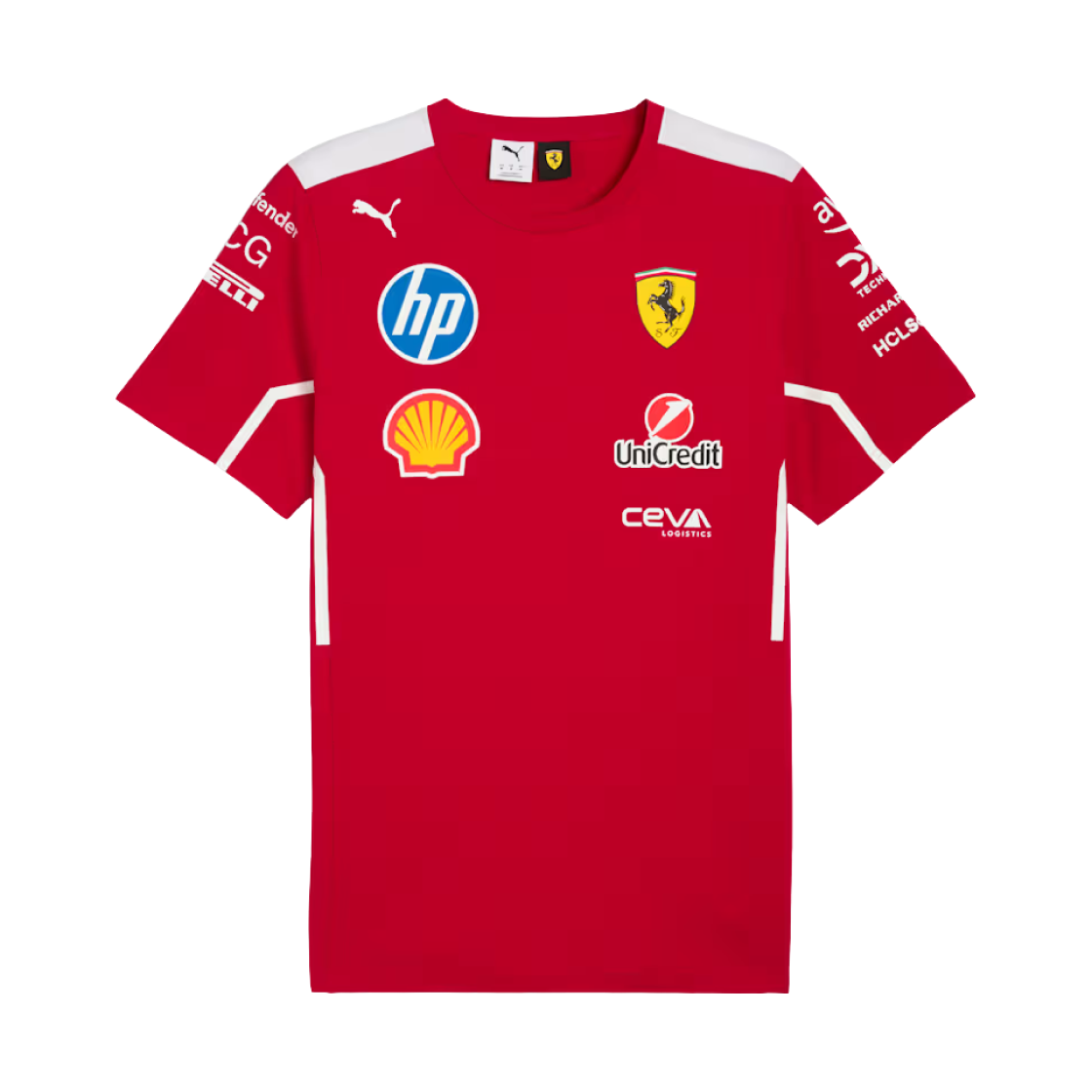 763945-01/701232809-001 Scuderia Ferrari x Puma 2025 Team T-Shirt Dark Cherry