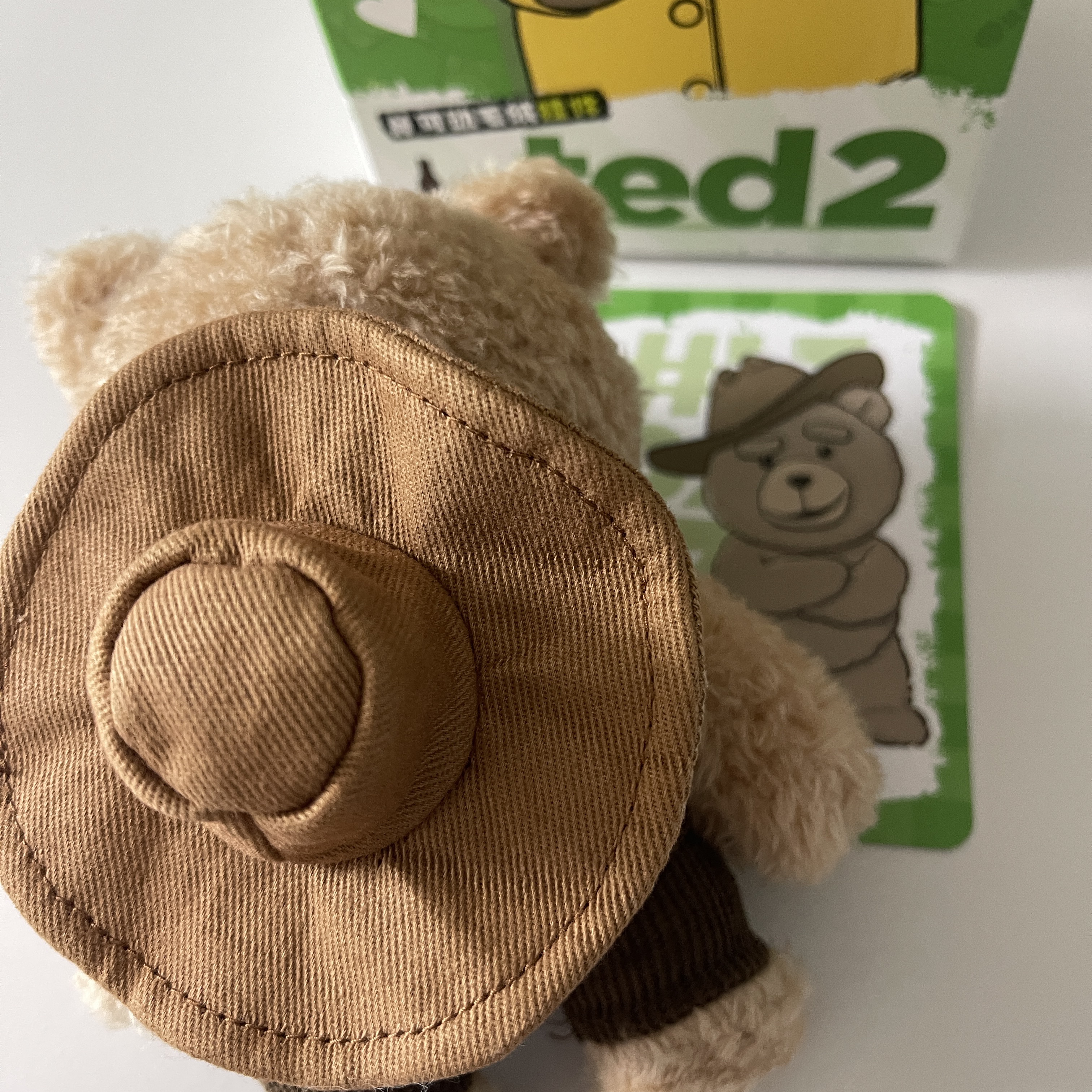 Pop Mart Ted2 Teddy Bear Action Plush Pendant Cowboy Bear (Opened Case) 착용 스타일 - 2
