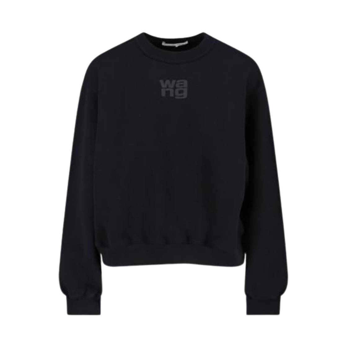 4CC3241508001 (W) Alexander Wang Logo Sweatshirt Black