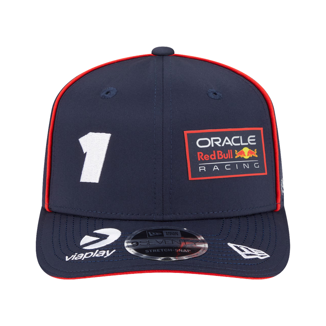 60669227 Oracle Red Bull Racing x New Era Rep Max Verstappen 9SEVENTY Piped Cap Dark Blue
