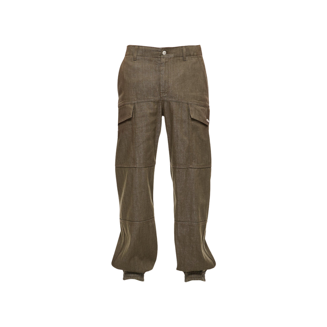 알렉산더 맥퀸 데님 코튼 카고 팬츠 밀리터리 그린(Alexander McQueen Denim Cotton Cargo Pants Military Green)