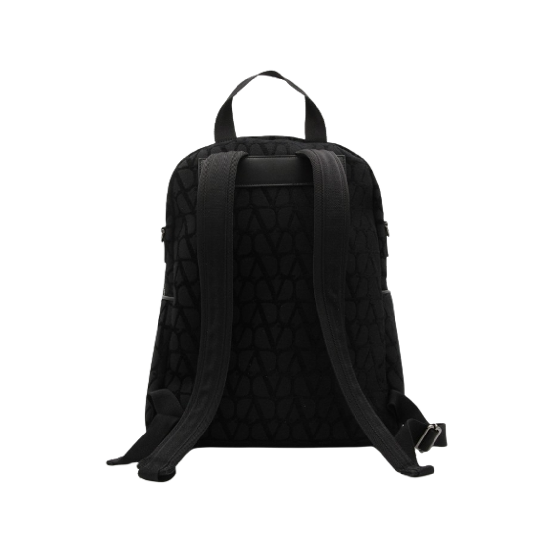 발렌티노 트왈 아이코노그래피 백팩 블랙(Valentino Toile Iconographe Backpack Black) - 2