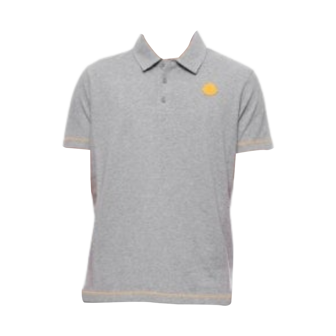 J1-091-8A00005-8390T-986 Moncler Logo Patch Polo Short Sleeve Shirt Gray - 24SS