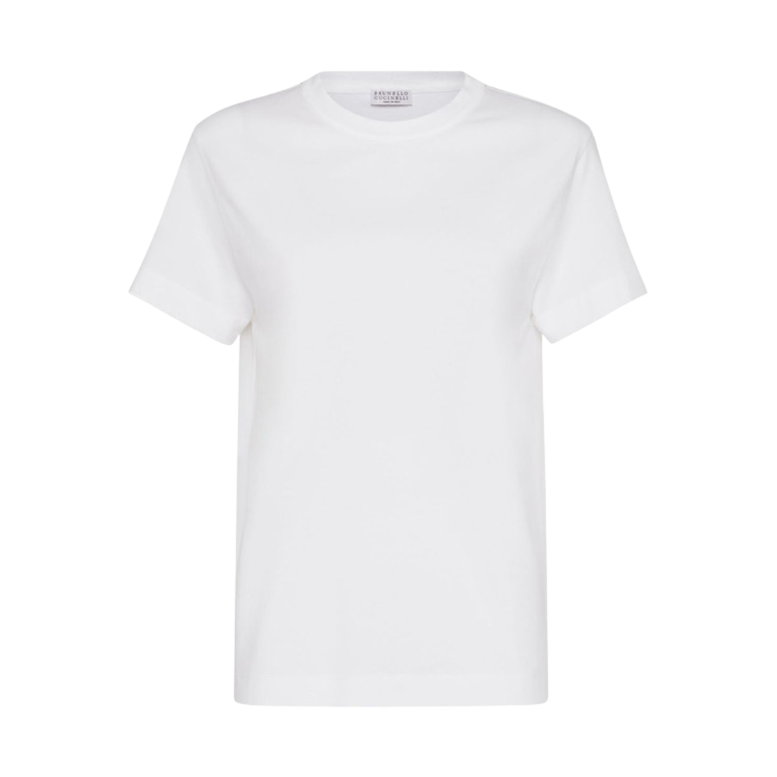 M0T81BI100-C6159 (W) Brunello Cucinelli Cotton T-Shirt White