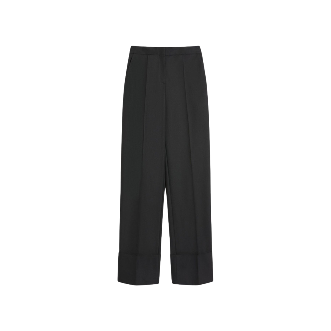 RB6F08VB0NO (W) Valentino Casual Wool Pants Black