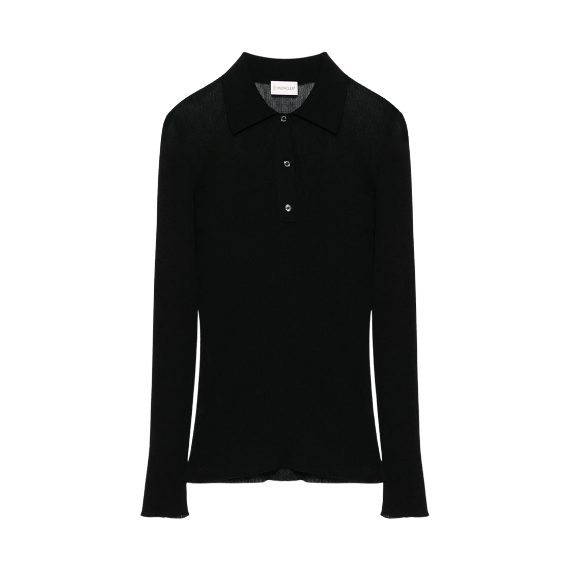 K1-093-9A00005-M1732-999 (W) Moncler Knitted Polo Black - 25SS