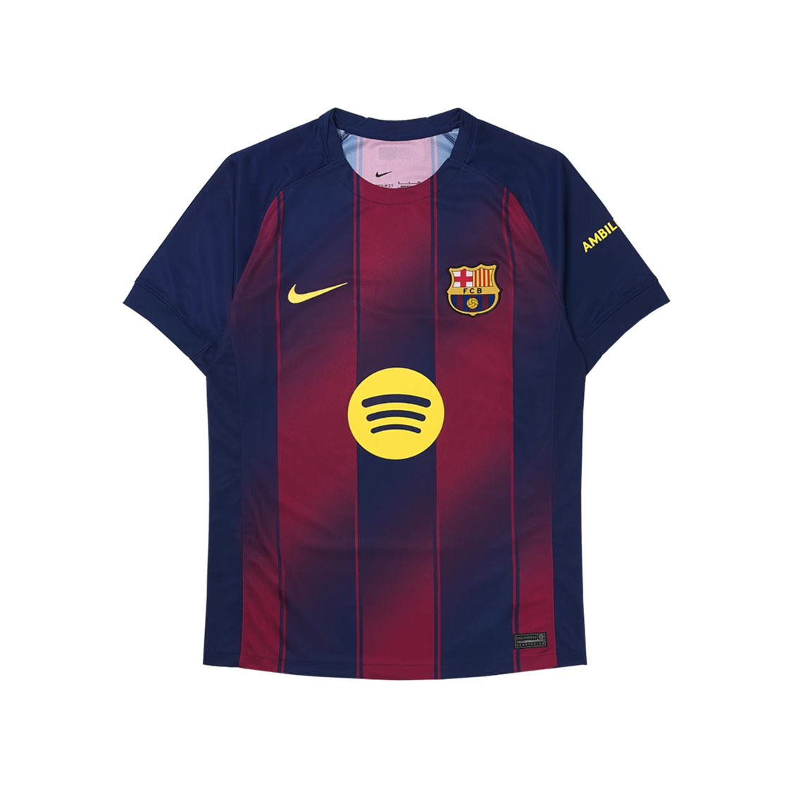 나이키 FC 바르셀로나 2025/26 스타디움 홈 드라이핏 풋볼 레플리카 저지 딥 로얄 블루 노블 레드 (논 마킹 버전)(Nike FC Barcelona 2025/26 Stadium Home Dri-Fit Football Replica Jersey Deep Royal Blue Noble Red (Non Marking Ver.))