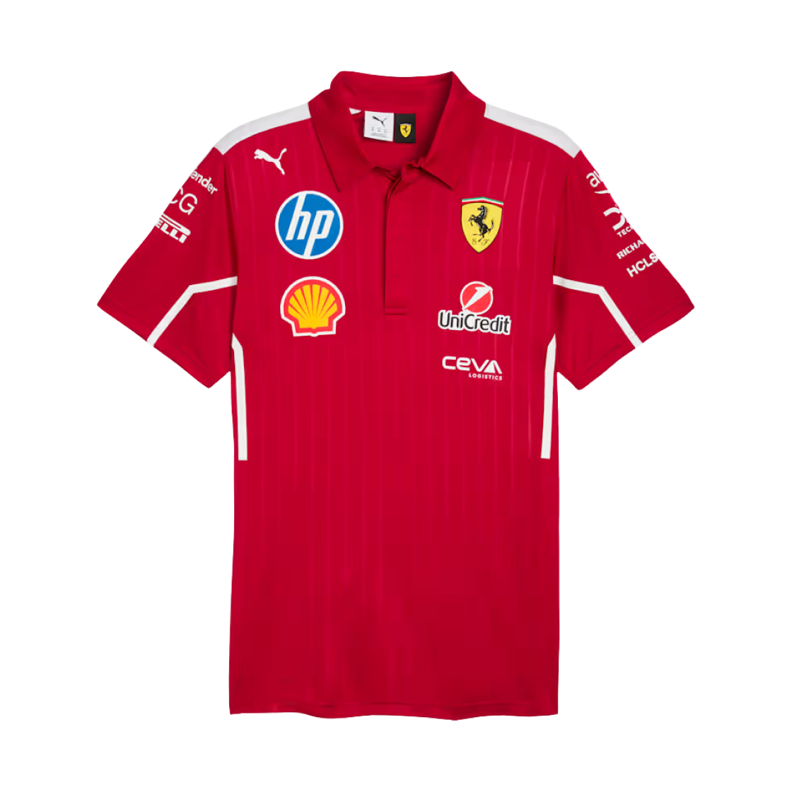 스쿠데리아 페라리 x 푸마 2025 팀 폴로 다크 체리(Scuderia Ferrari x Puma 2025 Team Polo Dark Cherry)