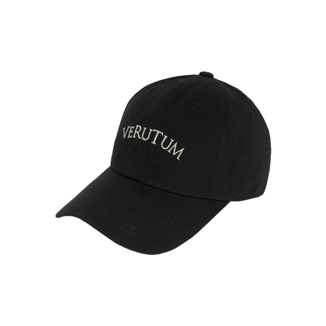 HW-BC169B/BK VERUTUM BC169B Serif VERUTUM Ball Cap Black