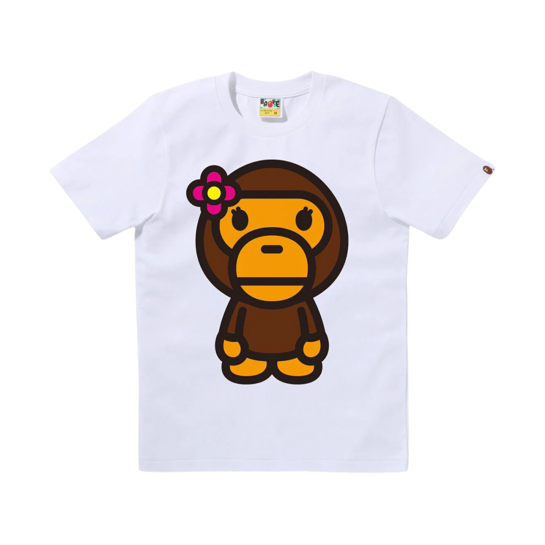 - (W) BAPE Big Baby Lisa T-Shirt White