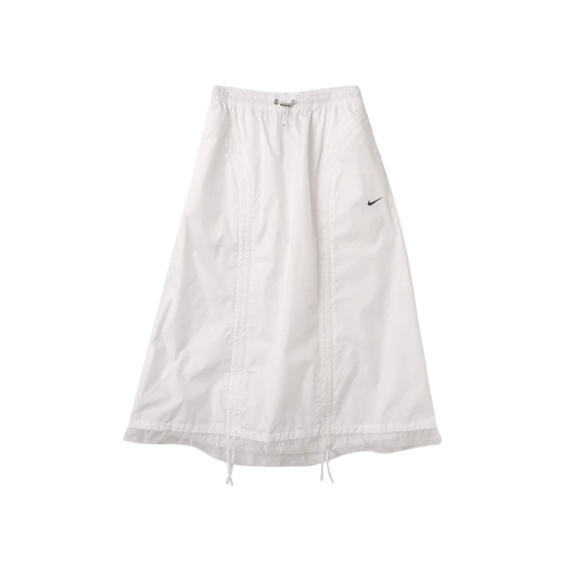(W) 나이키 NSW 러쉬 우븐 스커트 화이트((W) Nike NSW Rush Woven Skirt White)