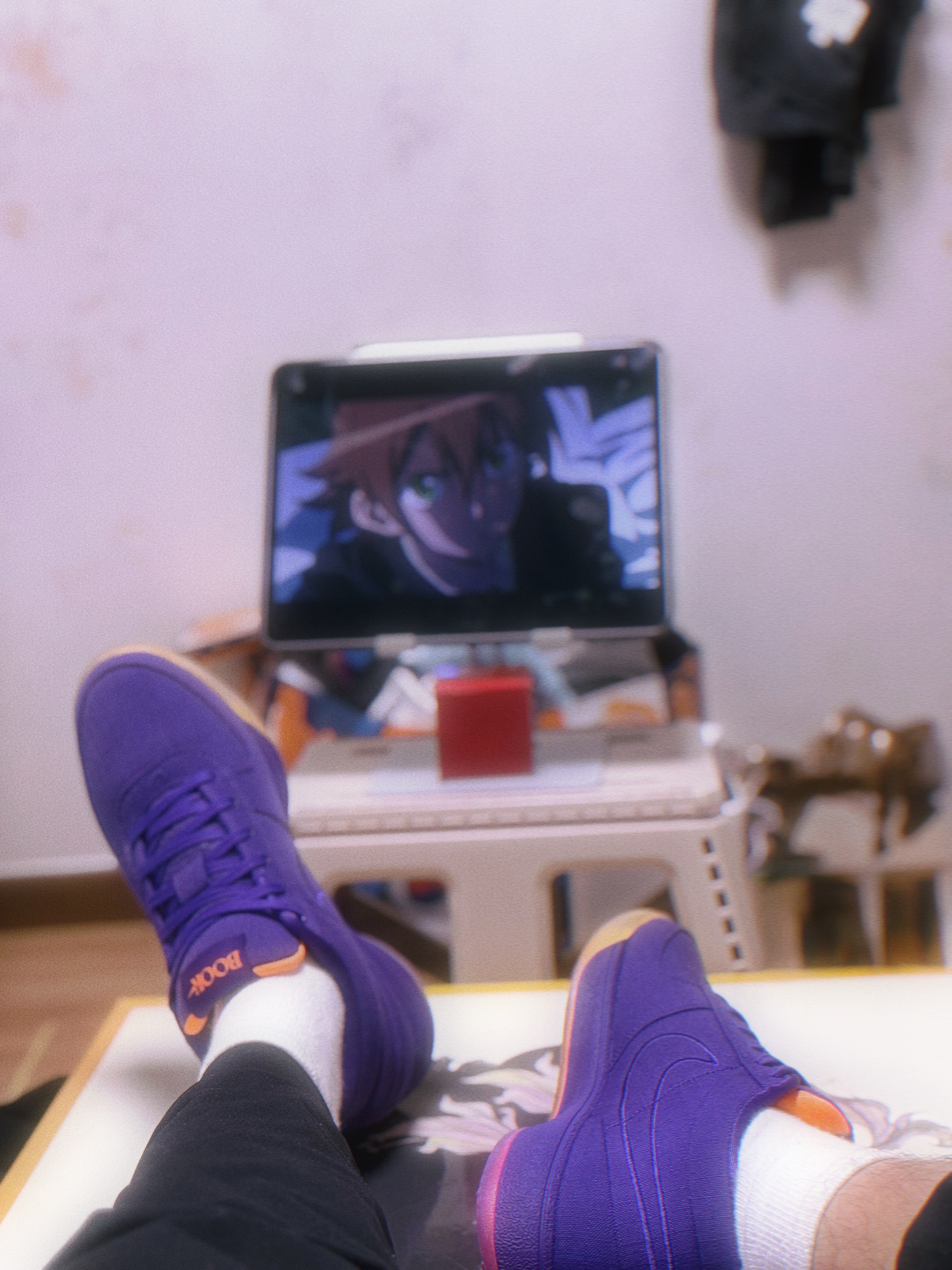 Nike Book 1 EP Sunset Court Purple Taupe Grey 착용 스타일 - 3