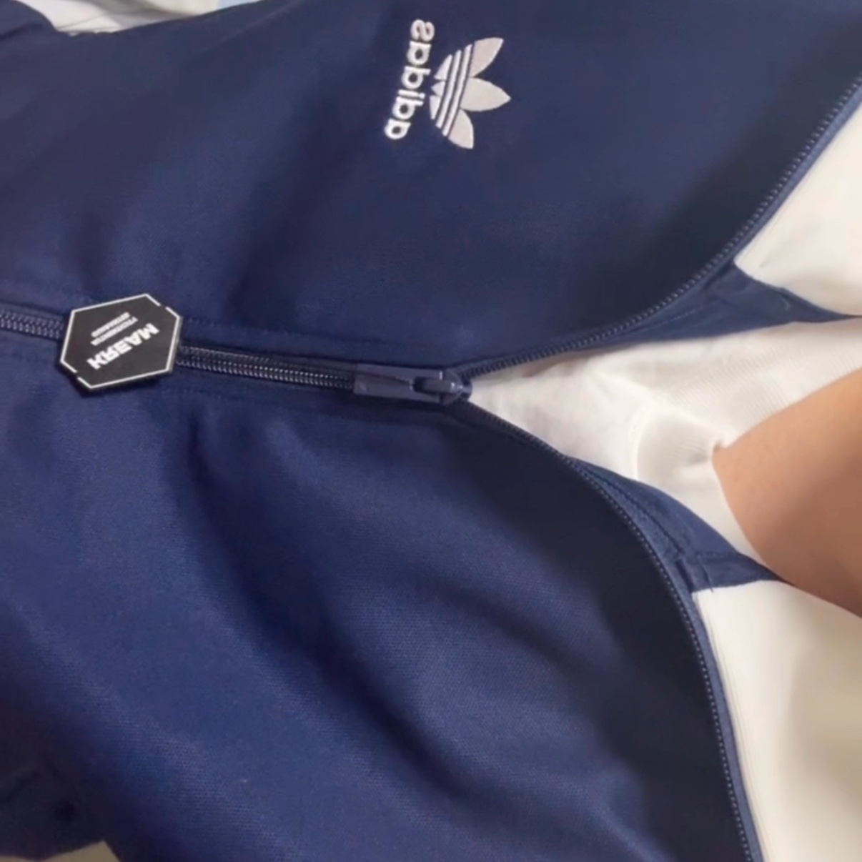 Adidas Adicolor Classic Beckenbauer Track Top Night Indigo - KR Sizing 착용 스타일