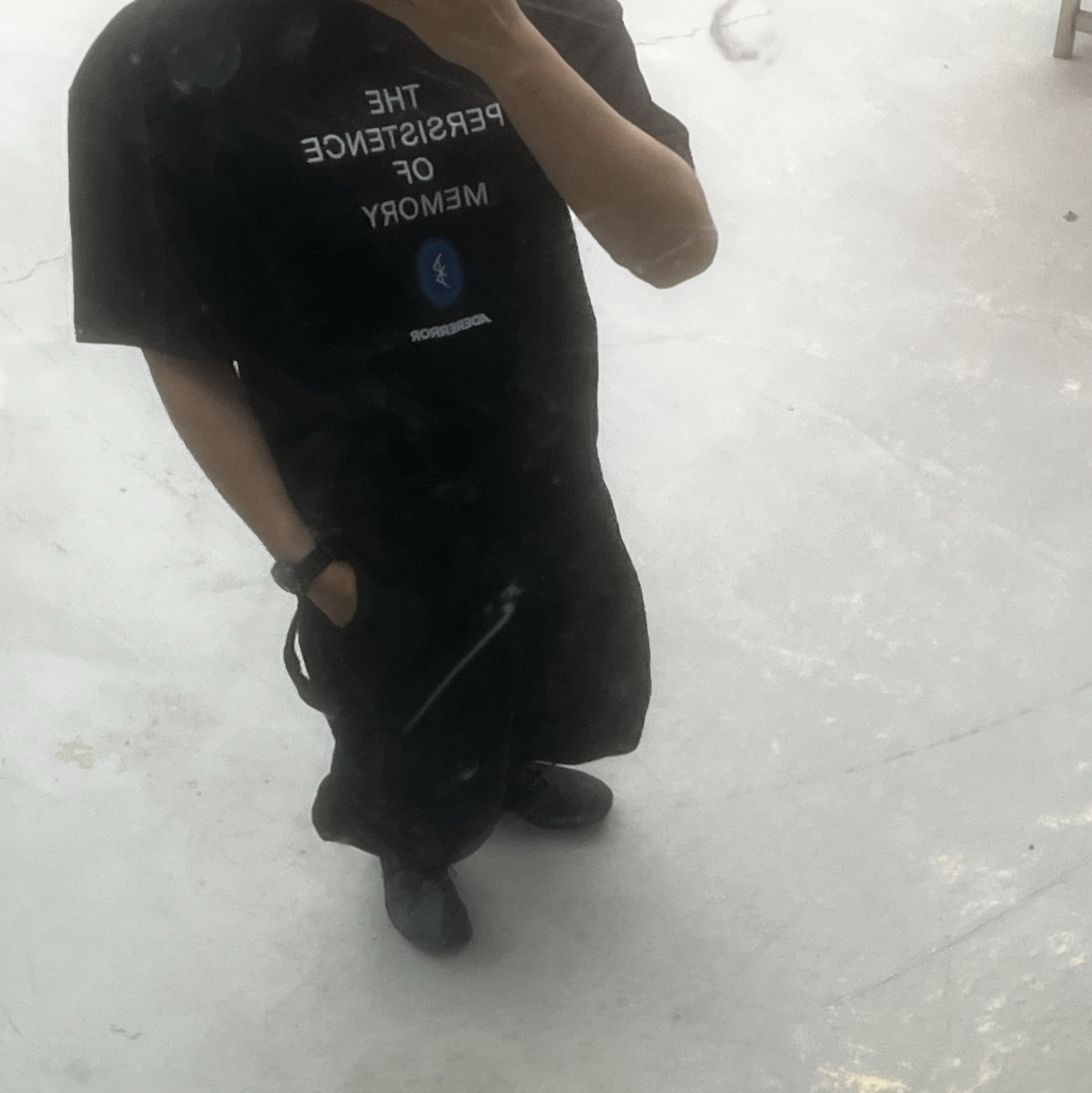 On Running x Post Archive Faction (Paf) Cloudmonster 2 Black Magnet 착용 스타일 - 1