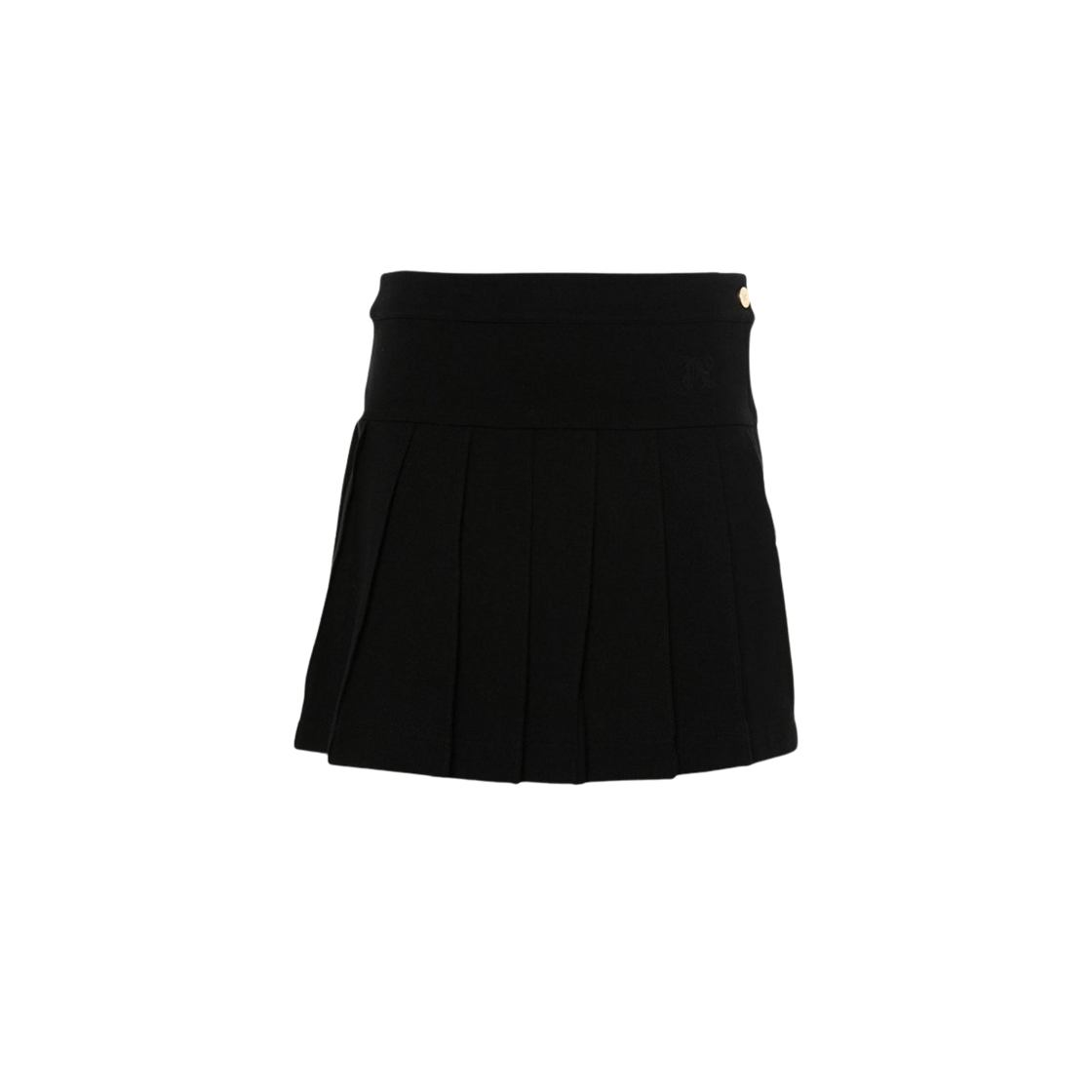 PWCC070S24FAB0011010 (W) Palm Angels Pleated Mini Skirt Black