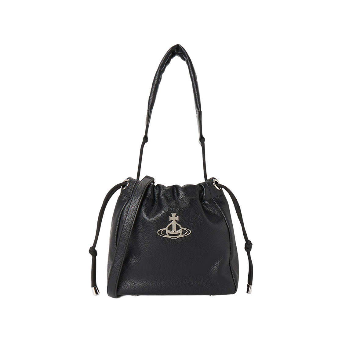 4C03000AU-S000D-N403 Vivienne Westwood Hilary Small Bucket Bag Black