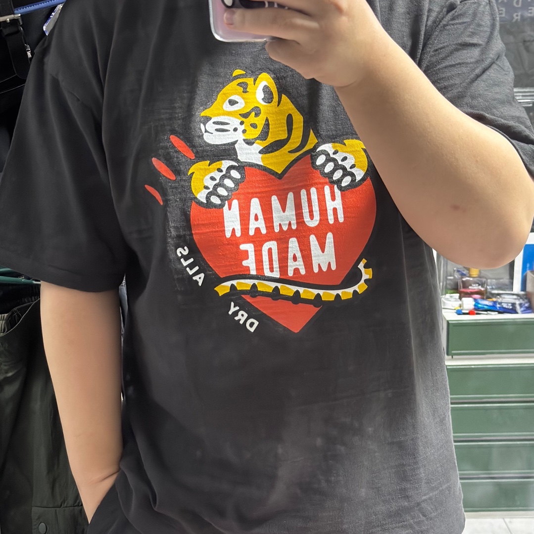 Human Made Graphic T-Shirt Black 착용 스타일