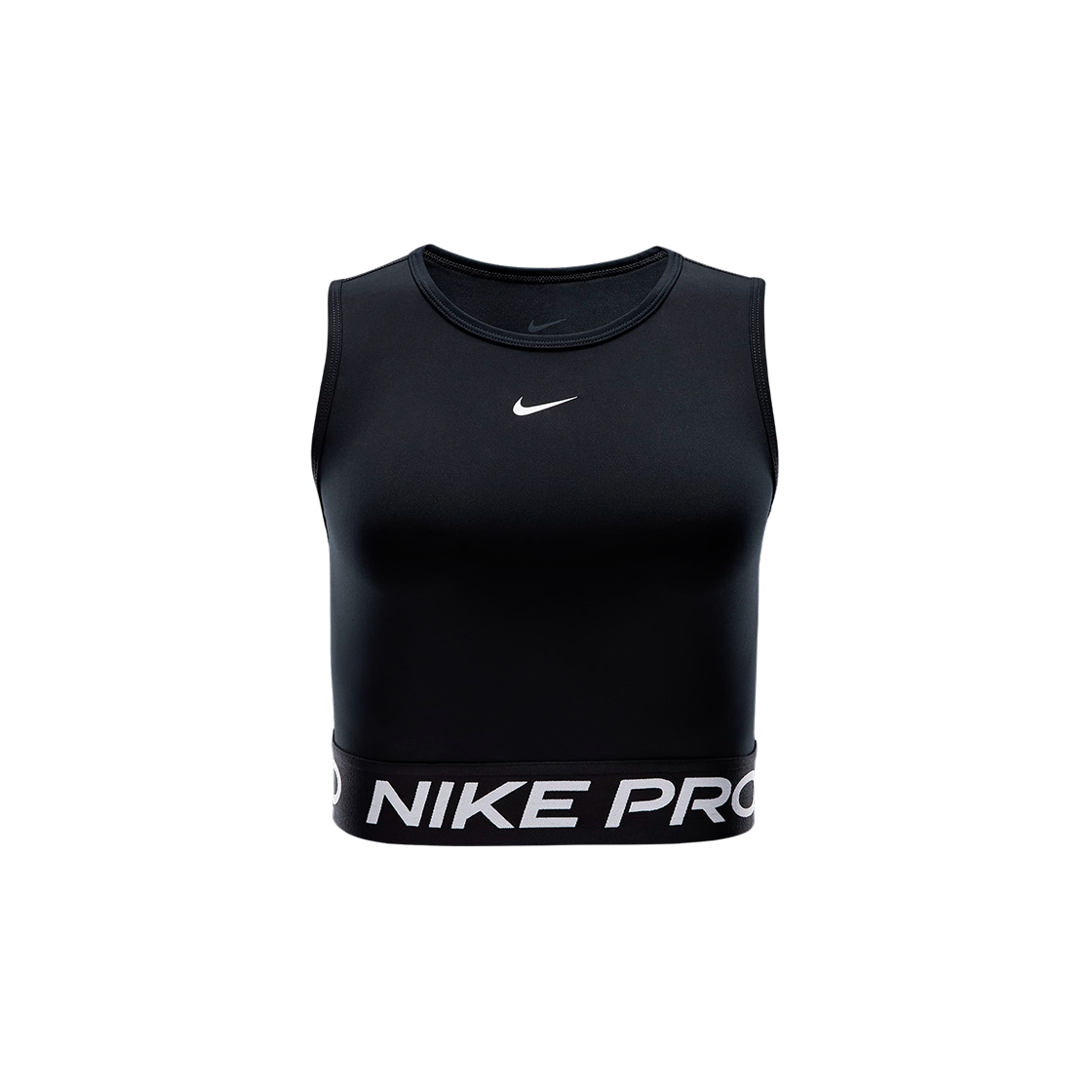 FZ3615-010 (W) Nike Pro Dri-Fit Cropped Tank Top Black White - US/EU
