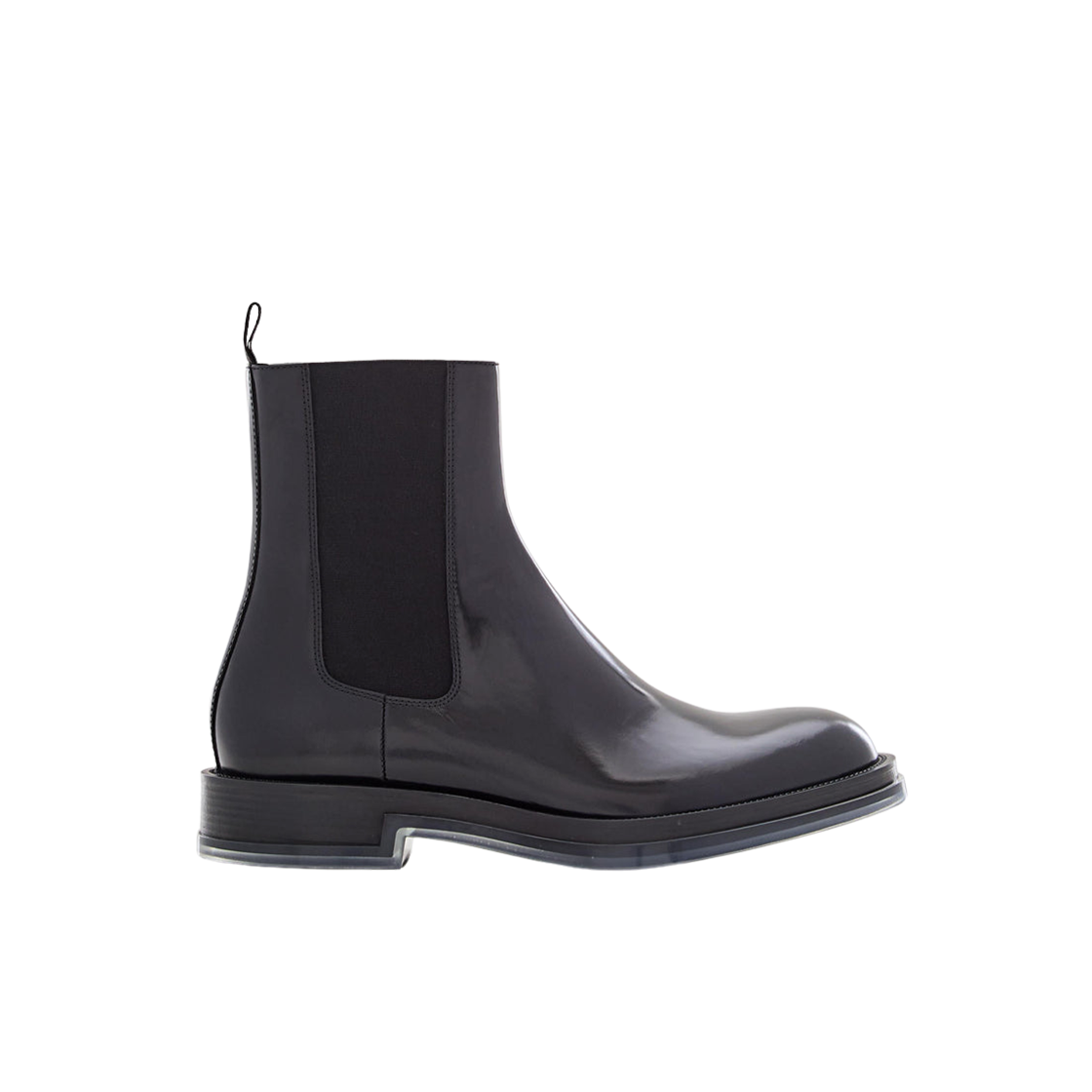 794479WIFW21256 Alexander McQueen Float Chelsea Boots Black