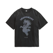 Polyteru HANK Dancing Ghost 1/2 Tee Washed Black