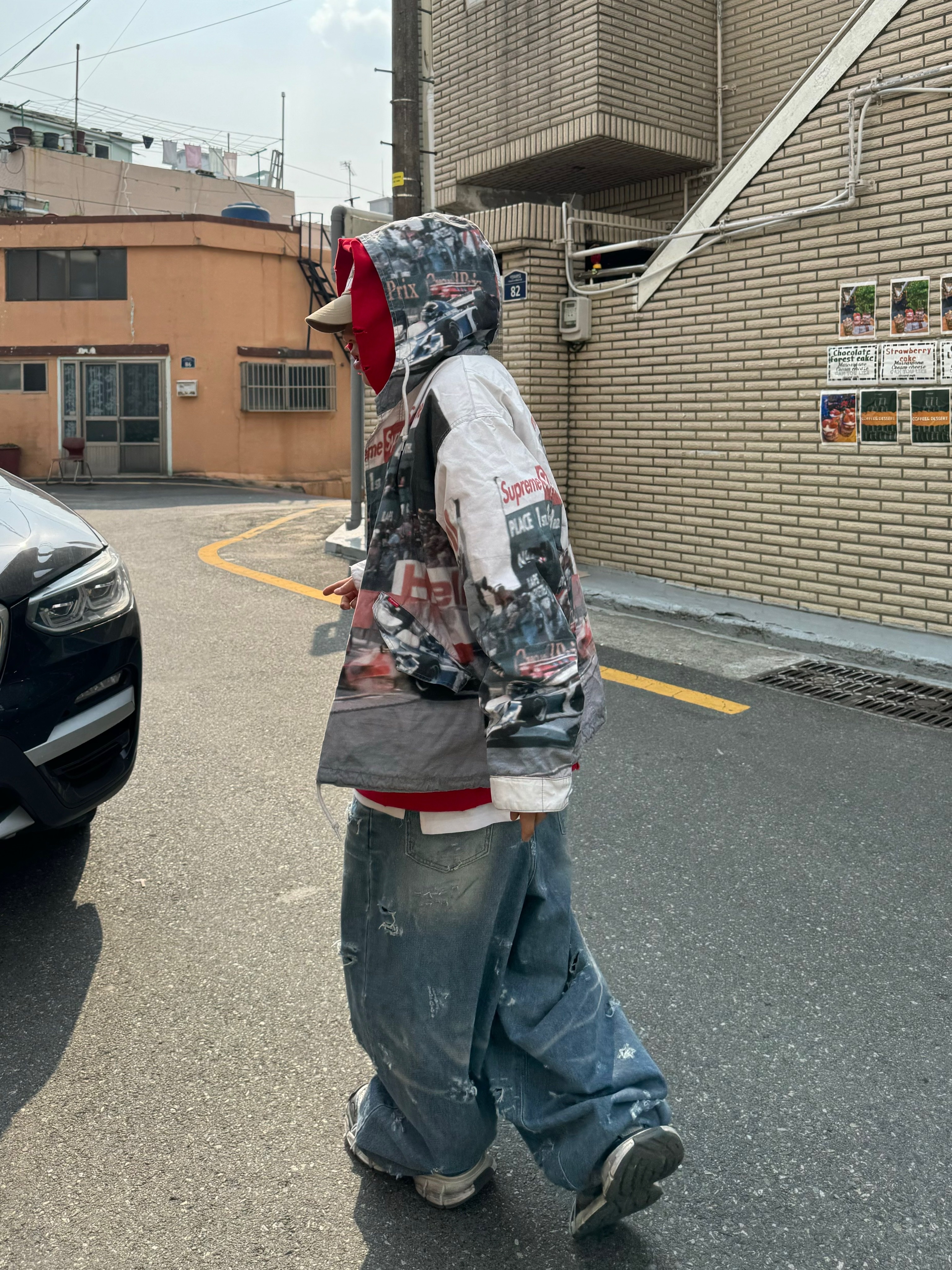 Supreme Grand Prix Parka Multi-Color - 19SS 착용 스타일 - 1