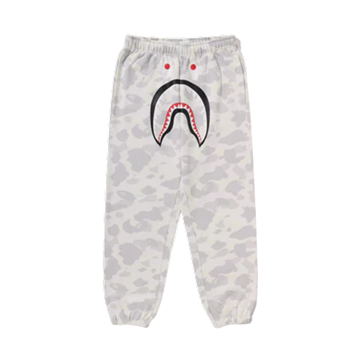 - BAPE City Camo Shark Relaxed Fit Sweatpants White