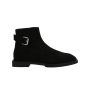 Alexander McQueen Suede Ankle Boots Black