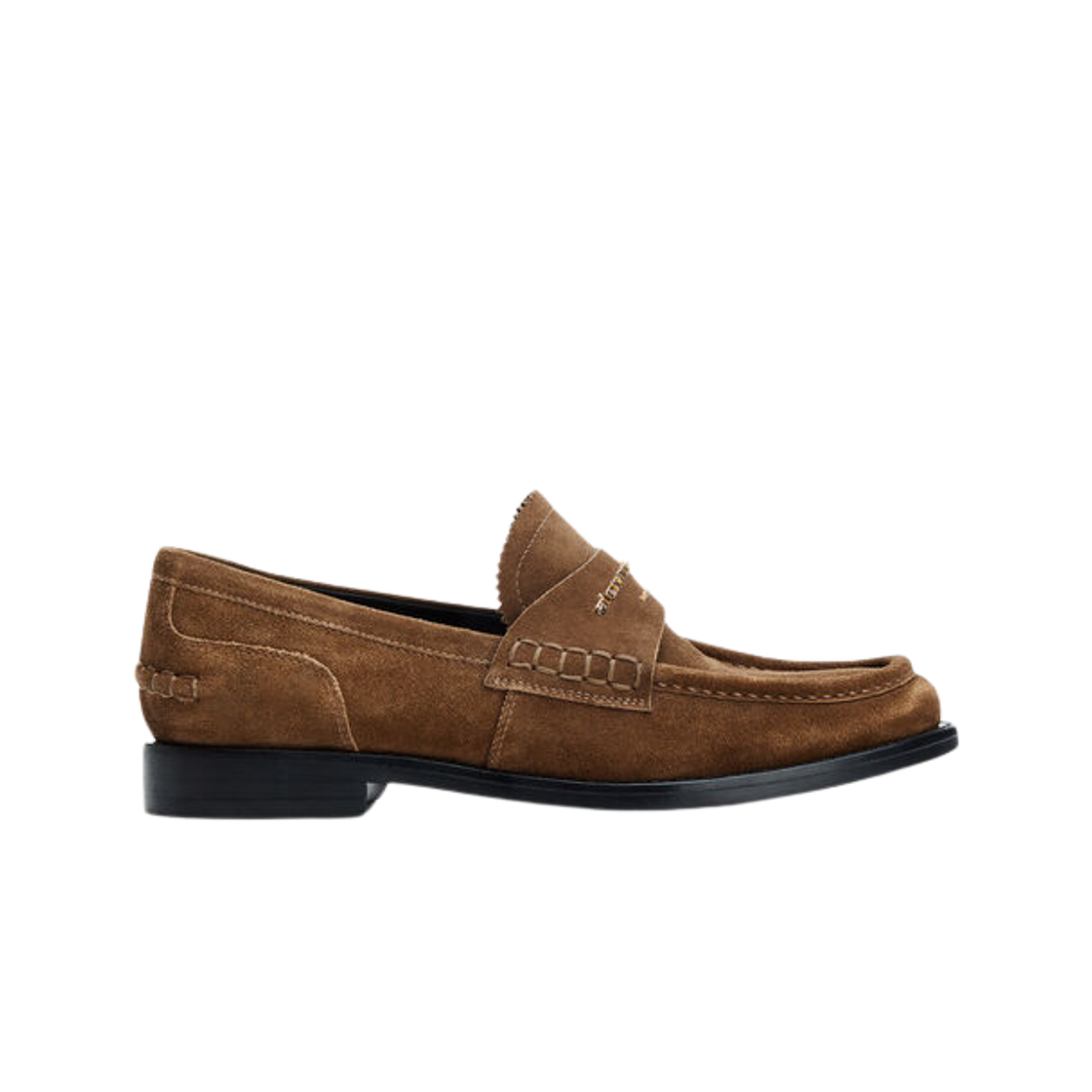 30325F038200 (W) Alexander Wang Carter Suede Loafers Brown