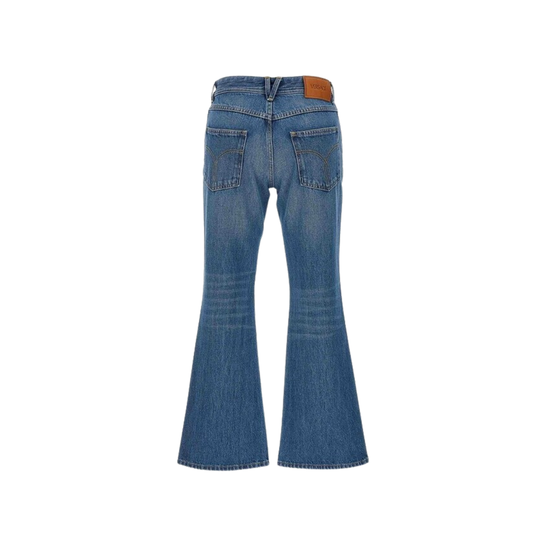 (W) 베르사체 플레어 스트레이트 진 블루((W) Versace Flare Straight Jeans Blue) - 2