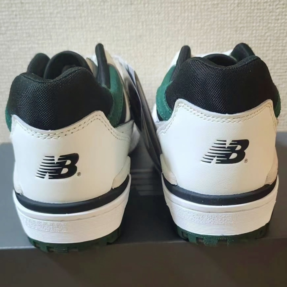 New Balance 550 Sea Salt Green - D Standard 착용 스타일