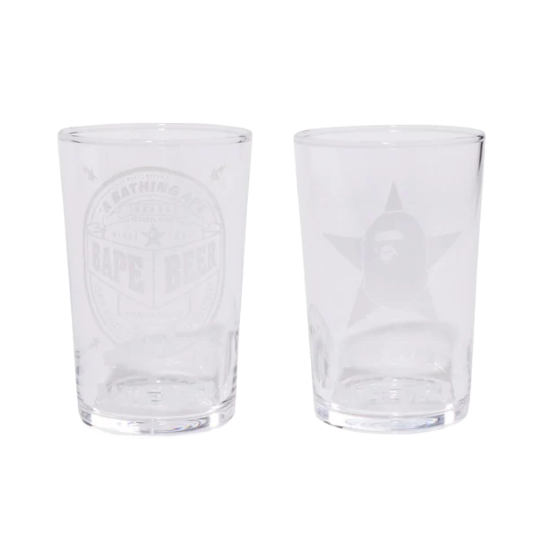 - BAPE Mini Glass Clear (Set of 2)