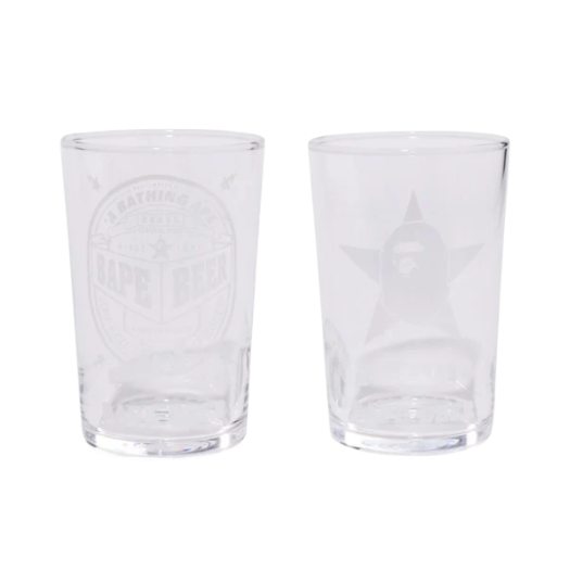 - BAPE Mini Glass Clear (Set of 2)