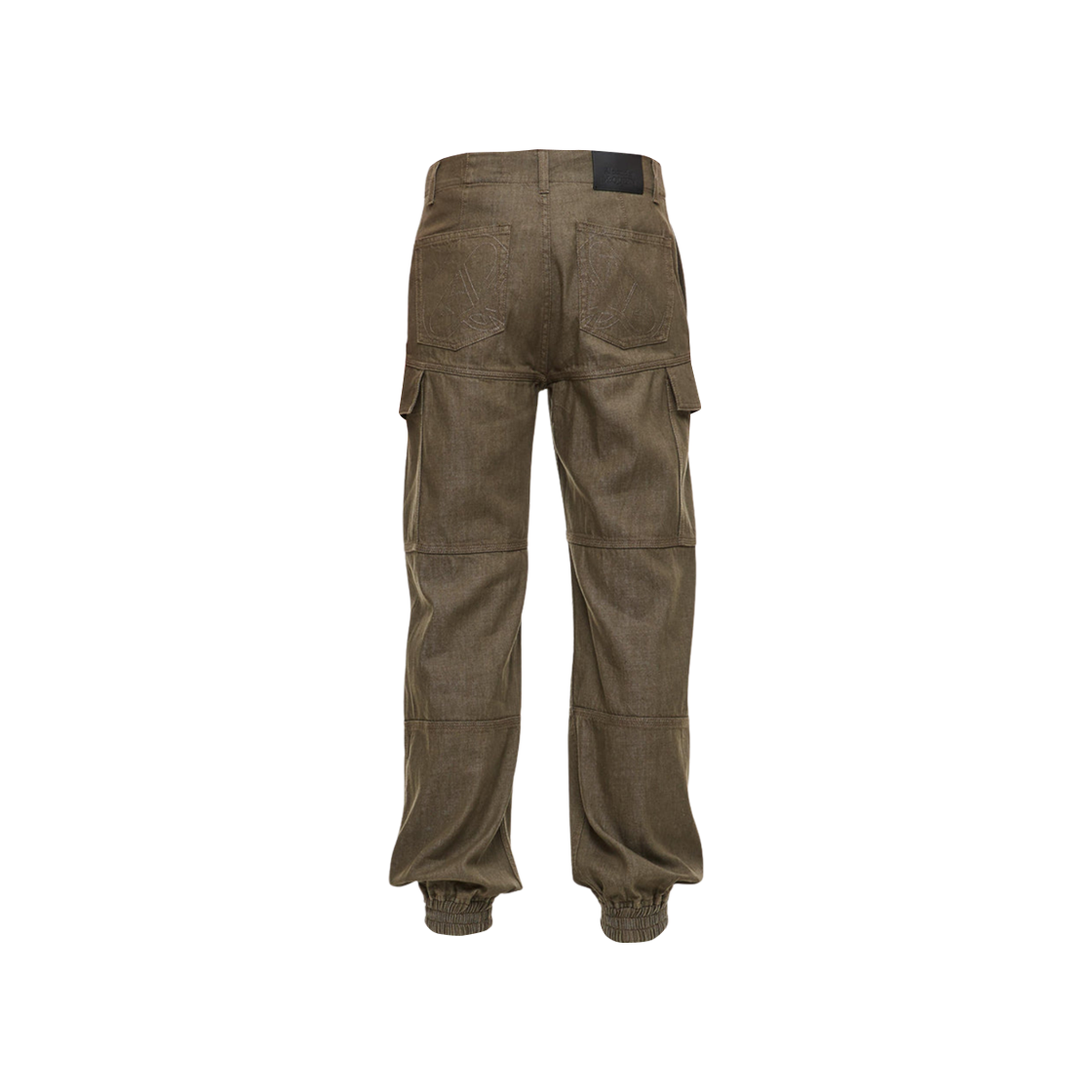 알렉산더 맥퀸 데님 코튼 카고 팬츠 밀리터리 그린(Alexander McQueen Denim Cotton Cargo Pants Military Green) - 2