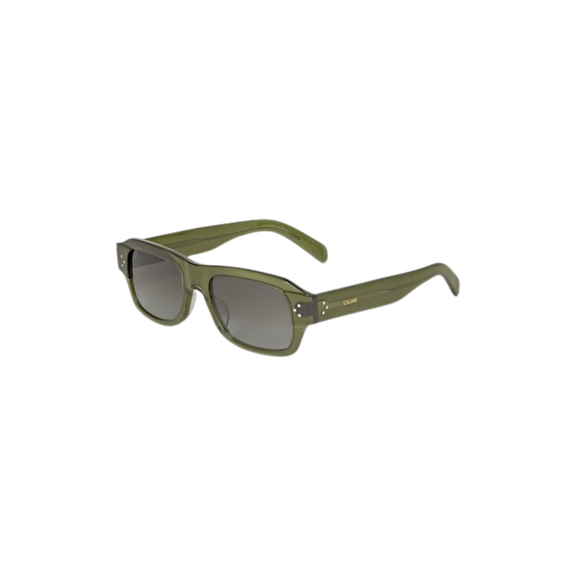 셀린느 아세테이트 블랙 프레임 61 선글라스 트랜스페런트 카키(Celine Black Frame 61 Sunglasses in Acetate Transparent Khaki) - 2