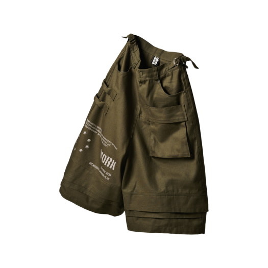 W096 Wapworks Engineered Oxford Bermuda Khaki