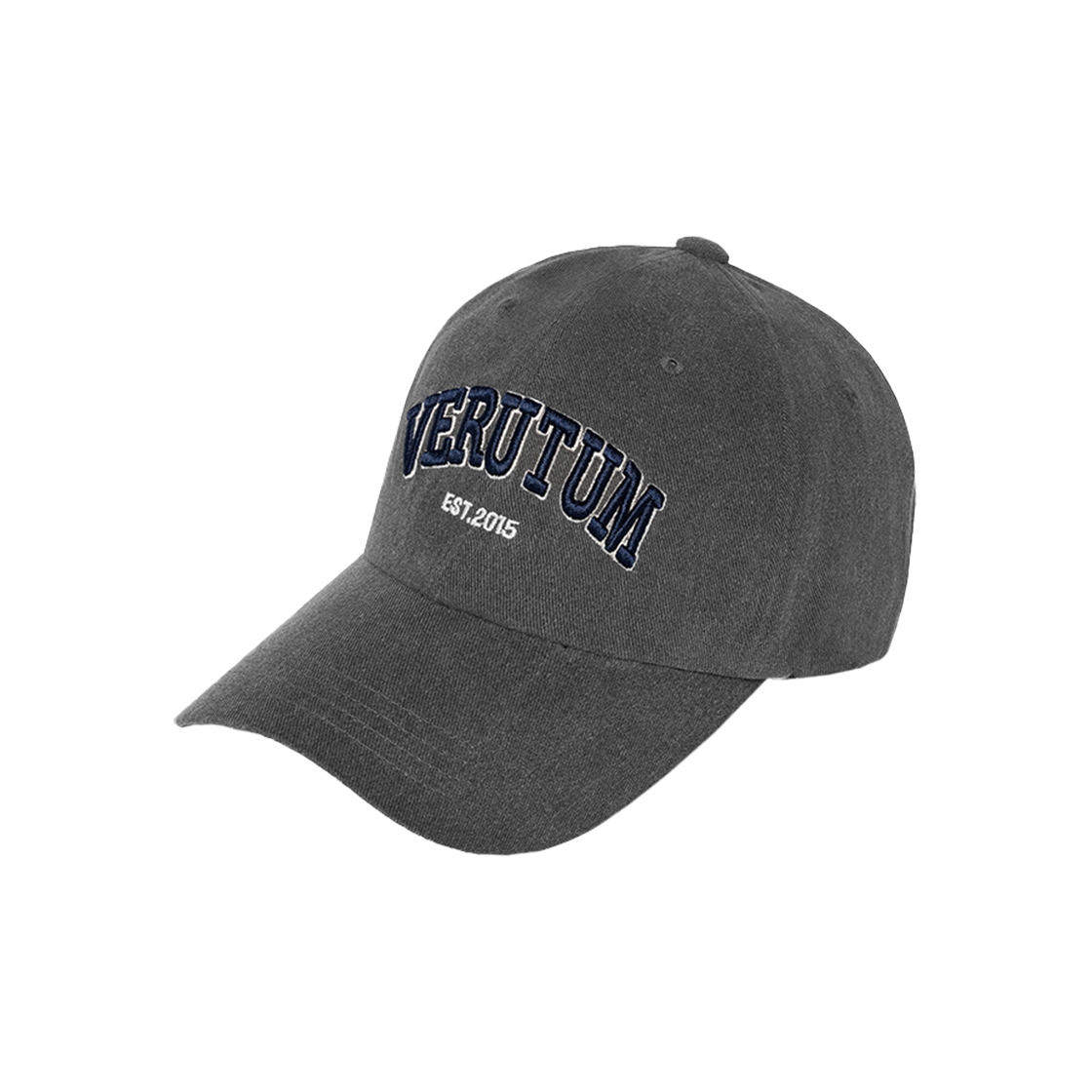 베루툼 아치 볼륨 로고 바이오 워싱 캡 다크 그레이(VERUTUM BC189B Arch Volume Logo Bio Washing Cap Dark Grey)