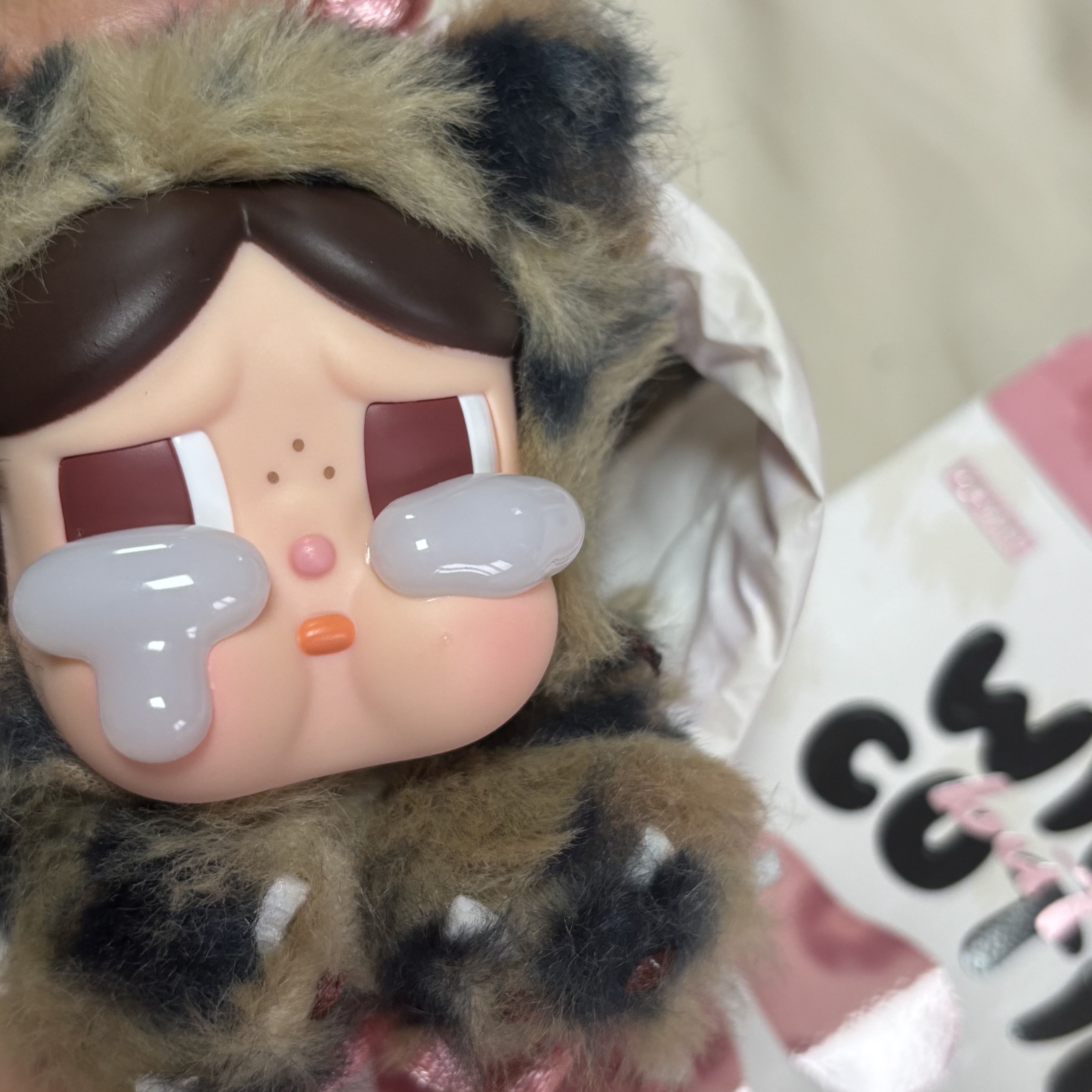 Pop Mart Crybaby Wild But Cutie Series Vinyl Plush Pendant Wild Cutie (Opened Case) 착용 스타일 - 3