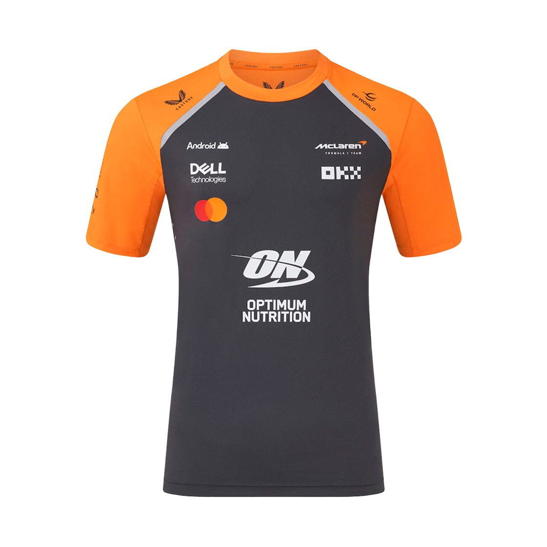 맥라렌 레이싱 x 캐스토어 2025 팀 셋업 티셔츠 팬텀(McLaren Racing x Castore 2025 Team Set Up T-Shirt Phantom)