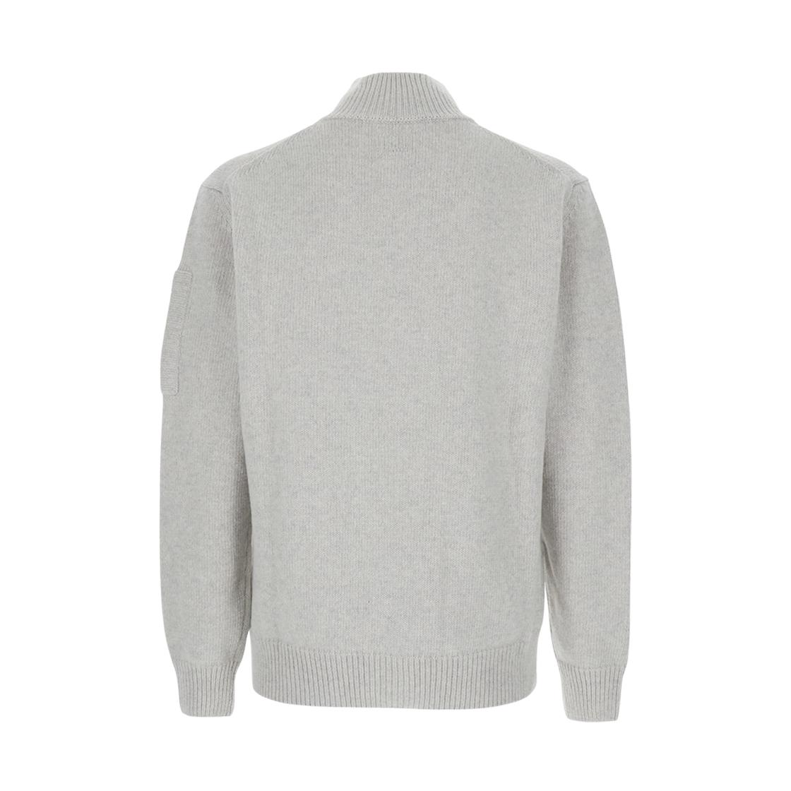 C.P. 컴퍼니 램스울 GRS 가디건 오프화이트 멜란지 - 25FW(C.P. Company Lambswool GRS Cardigan Off White Melange - 25FW) - 2