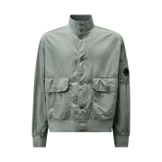 C.P. Company Chrome-R Full Button Jacket Stormy Weather Blue - 25SS