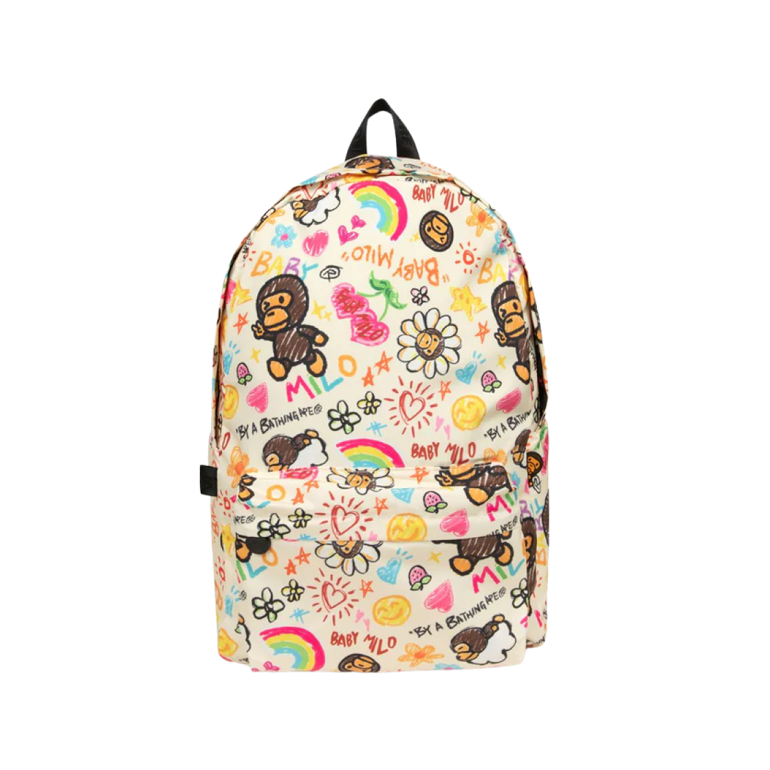 베이프 베이비 마일로 라지 백팩 #1 아이보리(BAPE Baby Milo Large Backpack #1 Ivory)
