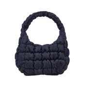COS Quilted Micro Bag Dark Blue Denim