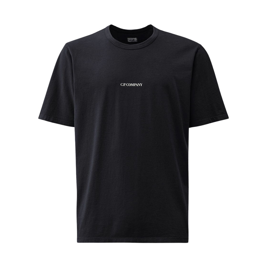 18CMTS085A005431G888 C.P. Company 24/1 Jersey Logo T-Shirt Total Eclipse Blue - 25SS