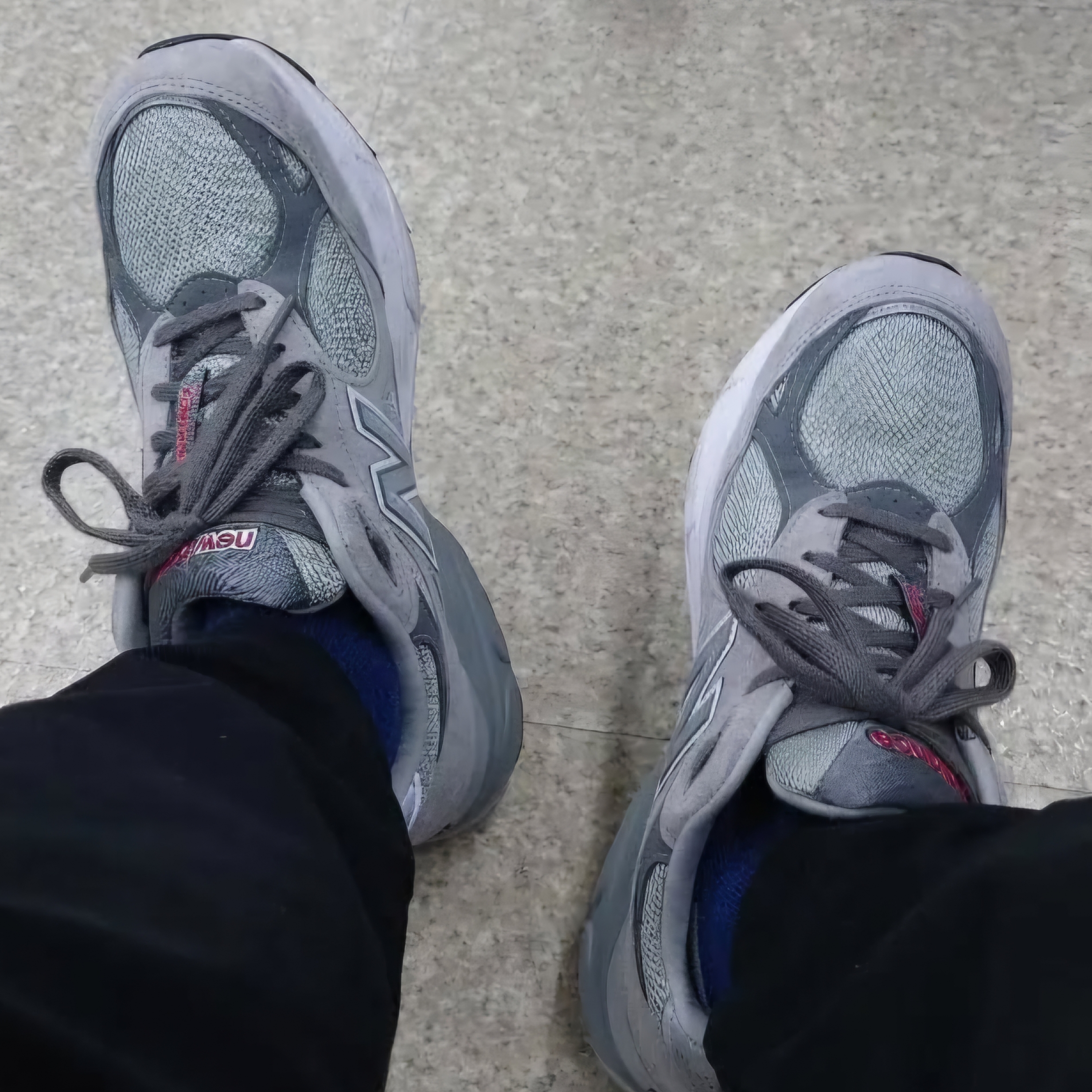 New Balance 990vs3 Made in USA Grey - D Standard 착용 스타일