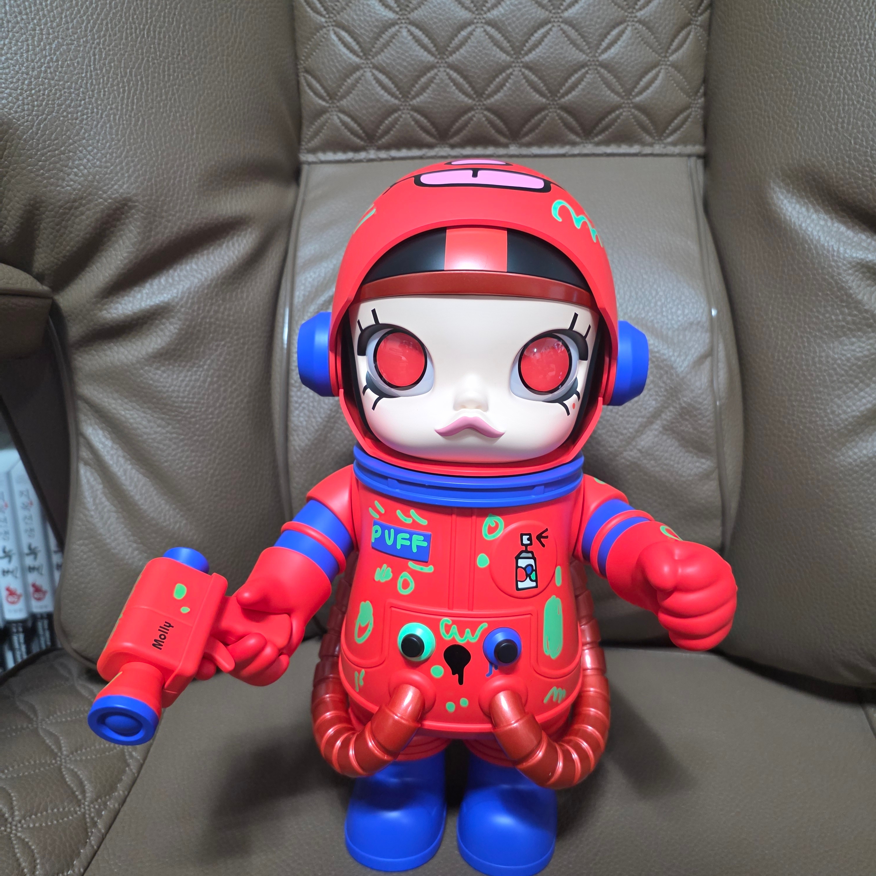 Pop Mart Mega Space Molly 400% Jon Burgerman Space Cadets Series Figures (1 Blind Box) 착용 스타일 - 2