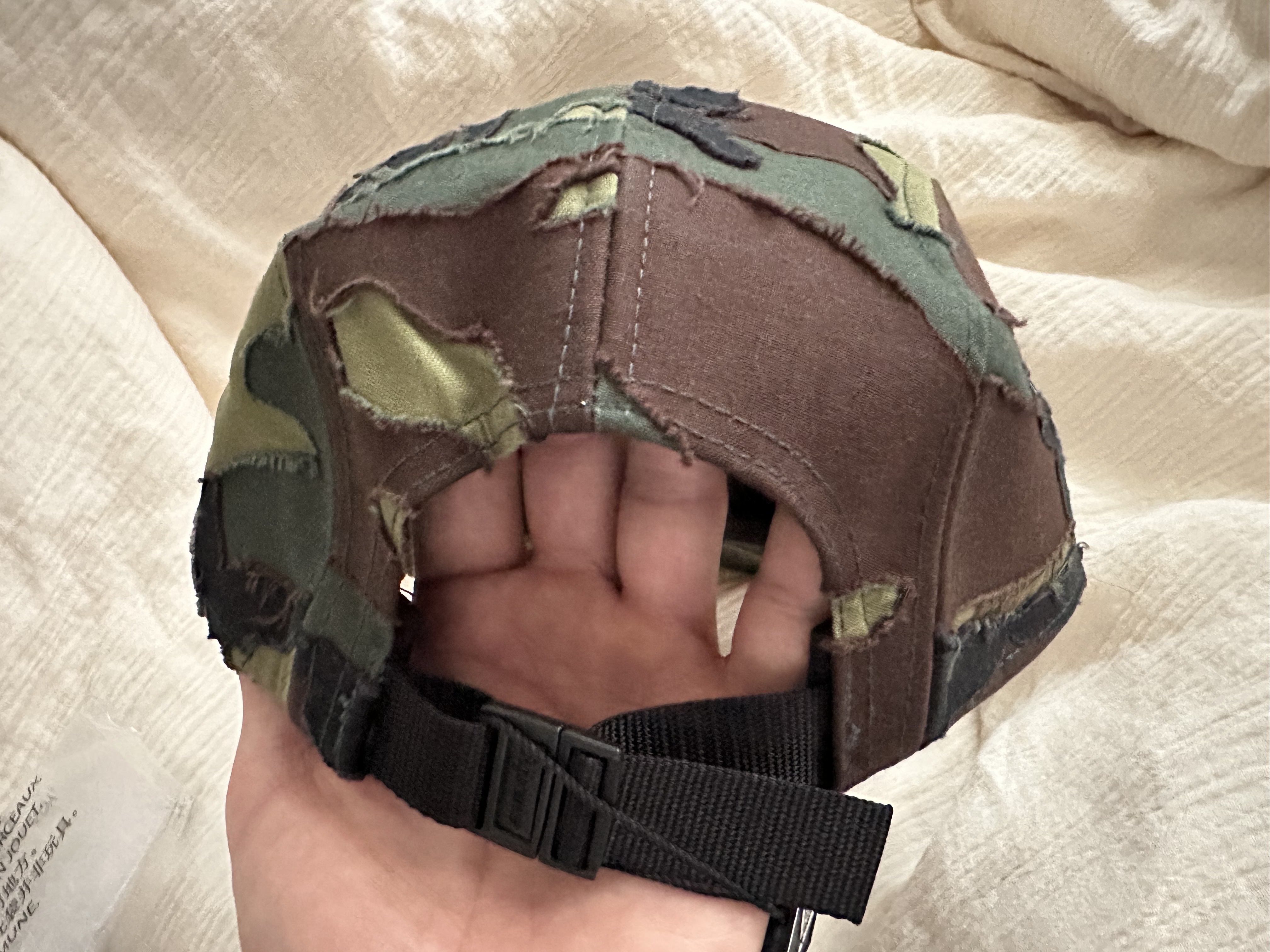 Supreme Layered Camo Camp Cap Woodland Camo - 25SS 착용 스타일 - 3