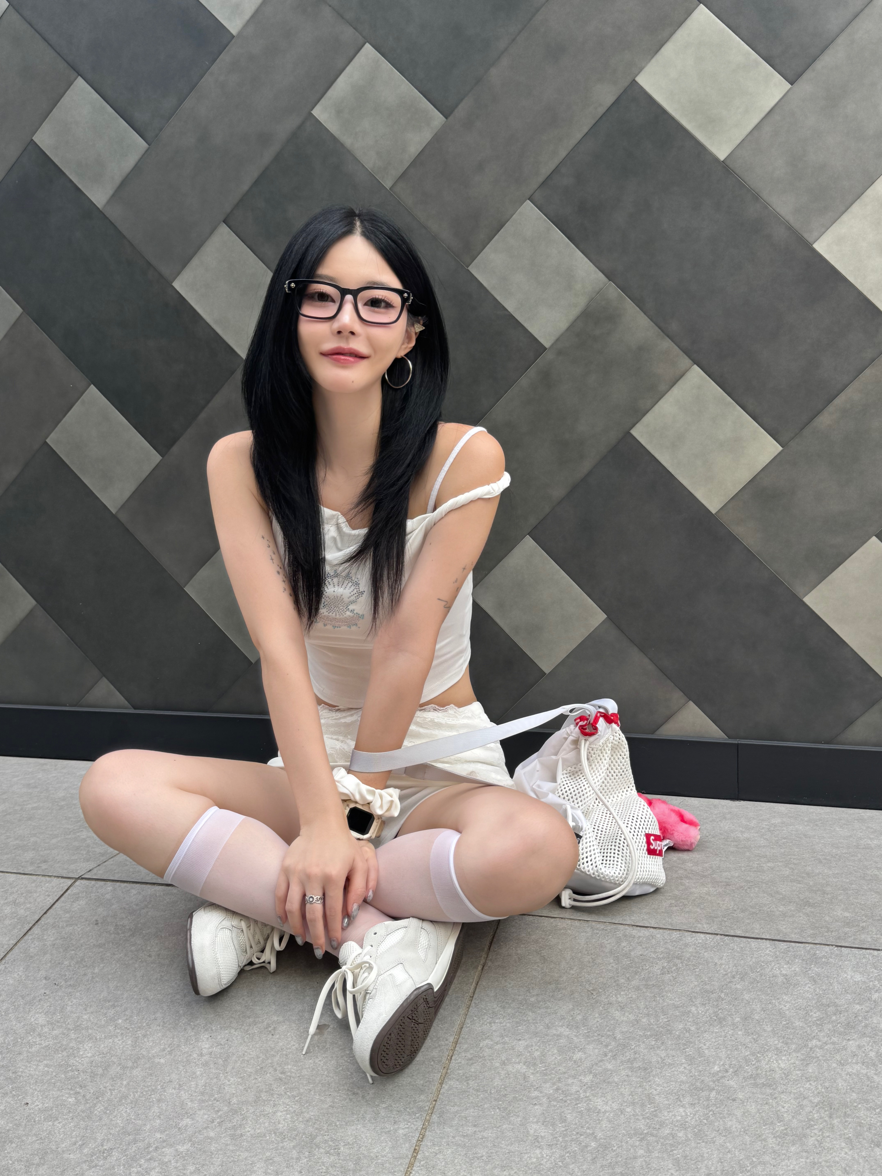 DIADORA Belluna Low Ivory 착용 스타일 - 2